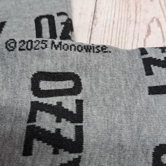 2 Pair OZZY OSBOURNE Men's Crew Socks black / gray one size (7-12) Black Sabbath - Picture 5 of 5